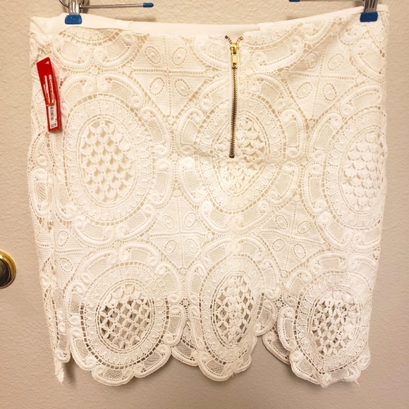 Summer Skirt • Pretty Lined Lace • XHILARATION XXL • Knee Length • - Picture 7 of 8